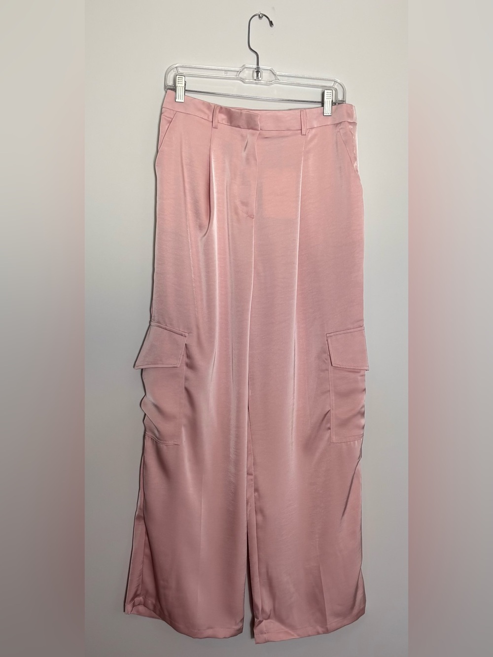DÈLUC Pousos Satin Cargo Pants – Size Large – NWT - Picture 5 of 10